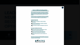 What Revivecenters.com website looked like in 2021 (3 years ago)