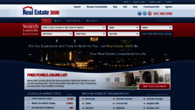 What Realestate3000.com website looked like in 2021 (3 years ago)
