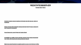 What Redstateobserver.com website looked like in 2021 (3 years ago)