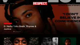 What Respect-mag.com website looked like in 2021 (3 years ago)