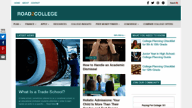 What Road2college.com website looked like in 2021 (3 years ago)