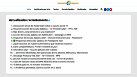 What Recursos-biblicos.com website looked like in 2021 (3 years ago)
