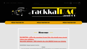 What Rackkatrac.com website looked like in 2021 (3 years ago)
