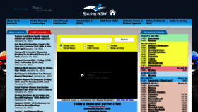 What Racingnsw.com.au website looked like in 2021 (3 years ago)