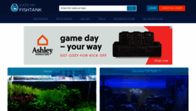 What Ratemyfishtank.com website looked like in 2021 (3 years ago)