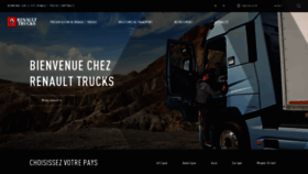What Renault-trucks.com website looked like in 2021 (3 years ago)