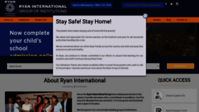 What Ryaninternational.org website looked like in 2021 (3 years ago)