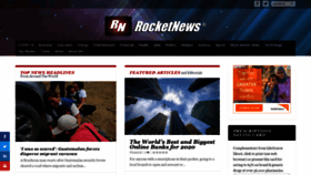 What Rocketnews.com website looked like in 2021 (3 years ago)