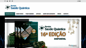 What Revistasaudequantica.com.br website looked like in 2021 (3 years ago)