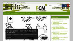 What Rcm.sk website looked like in 2021 (3 years ago)