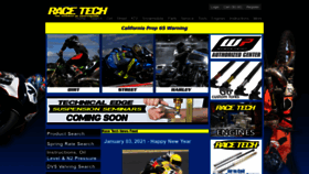 What Racetech.com website looked like in 2021 (3 years ago)