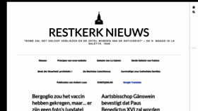 What Restkerk.net website looked like in 2021 (3 years ago)