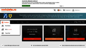 What Roviniete.ro website looked like in 2021 (5 years ago)