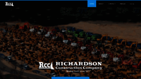 What Richardsonconstruction.com website looked like in 2021 (3 years ago)