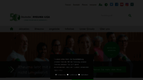 What Rheuma-liga.de website looked like in 2021 (3 years ago)