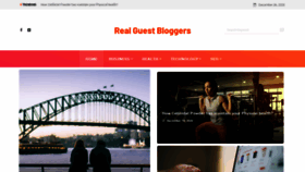 What Realguestbloggers.com website looked like in 2021 (3 years ago)