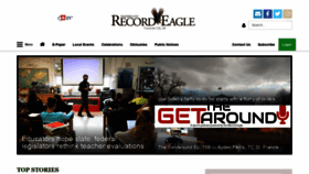 What Record-eagle.com website looked like in 2021 (3 years ago)