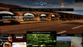What Rhonetourisme.com website looked like in 2021 (3 years ago)