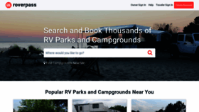 What Roverpass.com website looked like in 2021 (4 years ago)