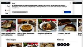 What Recipesfromitaly.com website looked like in 2021 (3 years ago)
