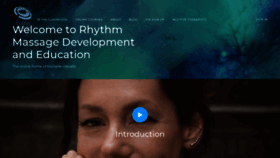 What Rhythmmassage.com.au website looked like in 2021 (3 years ago)