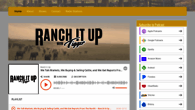 What Ranchitupshow.com website looked like in 2021 (3 years ago)