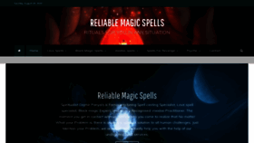 What Reliablemagicspells.com website looked like in 2021 (3 years ago)