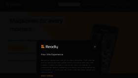 What Readly.com website looked like in 2021 (3 years ago)