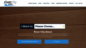 What Rivercitydoors.com.au website looked like in 2021 (3 years ago)