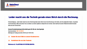 What Rabodirect.de website looked like in 2021 (3 years ago)