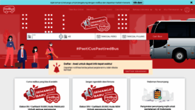 What Redbus.id website looked like in 2021 (4 years ago)