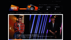 What Radioitalia.it website looked like in 2021 (4 years ago)