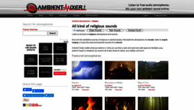 What Religion.ambient-mixer.com website looked like in 2021 (3 years ago)