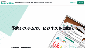 What Reserva.co.jp website looked like in 2021 (3 years ago)