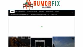 What Rumorfix.com website looked like in 2021 (3 years ago)