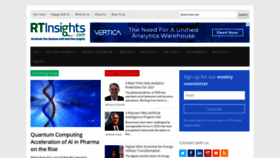 What Rtinsights.com website looked like in 2021 (3 years ago)