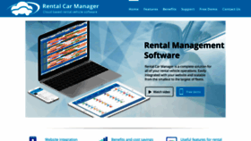 What Rentalcarmanager.com website looked like in 2021 (3 years ago)