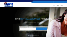 What Rentassistance.us website looked like in 2021 (3 years ago)