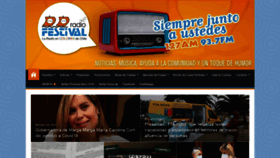 What Radiofestival.cl website looked like in 2021 (3 years ago)