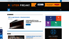 What Routerfreak.com website looked like in 2021 (3 years ago)
