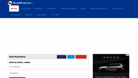 What Roaddistance.in website looked like in 2021 (4 years ago)