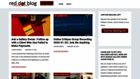 What Reddotblog.com website looked like in 2021 (3 years ago)