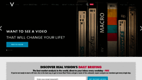 What Realvision.com website looked like in 2021 (3 years ago)