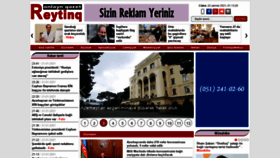 What Reyting.az website looked like in 2021 (3 years ago)