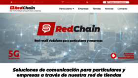 What Redchain.es website looked like in 2021 (3 years ago)