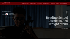 What Readingsd.org website looked like in 2021 (3 years ago)