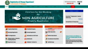 What Registration.telangana.gov.in website looked like in 2021 (3 years ago)