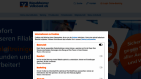 What R-volksbank.de website looked like in 2021 (3 years ago)
