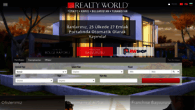 What Realtyworld.com.tr website looked like in 2021 (3 years ago)