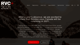 What Rendezvouscanada.ca website looked like in 2021 (3 years ago)